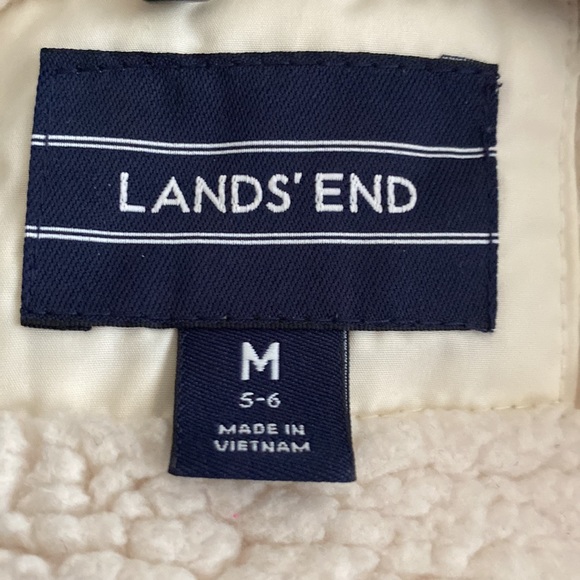Lands End hooded  jacket medium - Picture 6 of 7